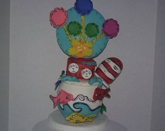 Dr seuss cake topper | Etsy