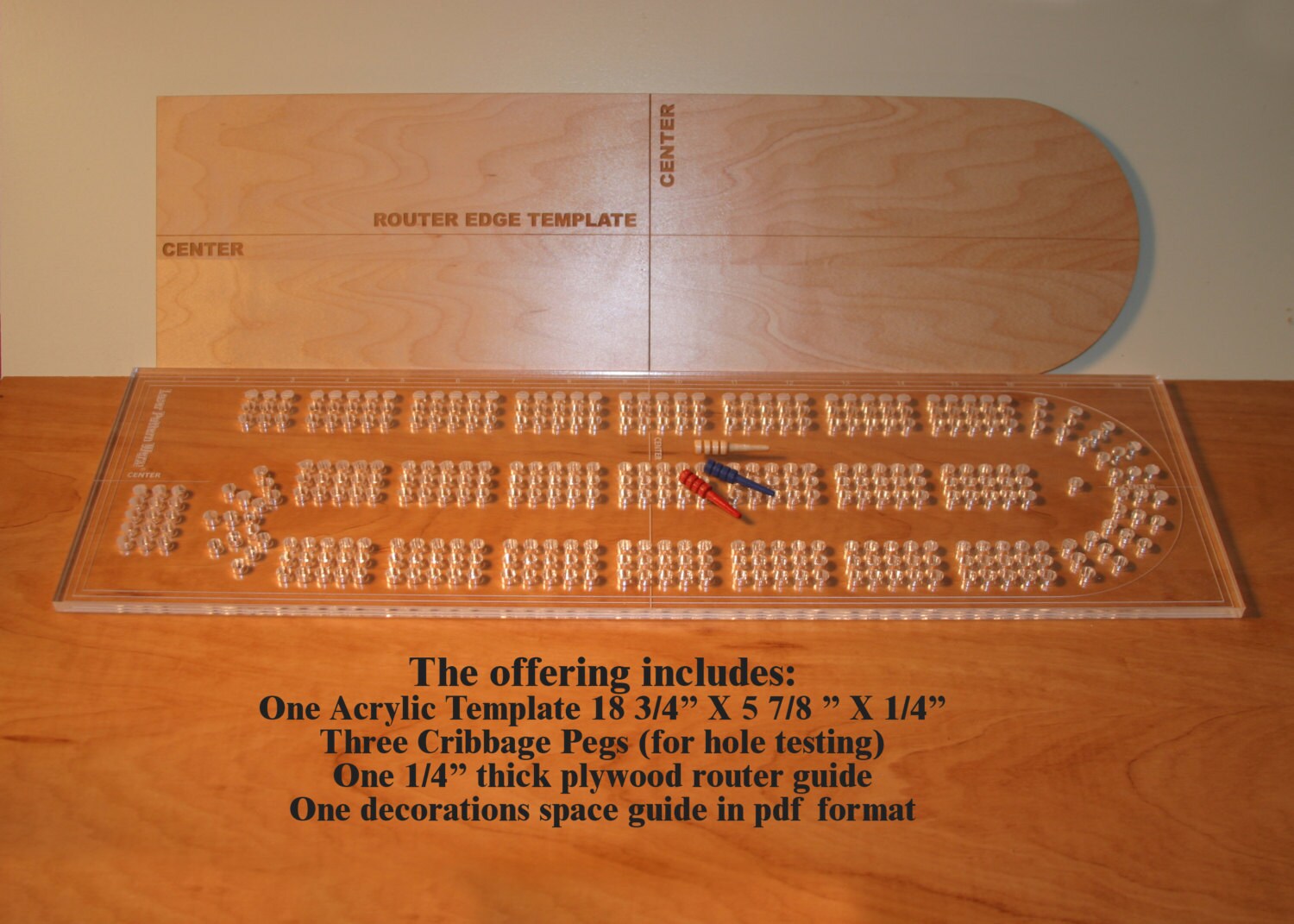 Acrylic Cribbage Board Drilling Template 1 4 Inch Thick Clear Acrylic Cribbage Board Drilling Template 1 4 Inch Thick Clear