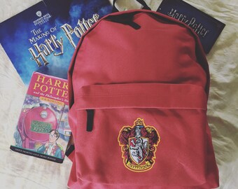 Children's Harry Potter House backpack school bag Gryffindor Slytherin Ravenclaw Hufflepuff