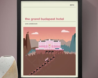 The Grand Budapest Hotel Movie Poster - Movie Poster, Movie Print, Film Poster, Film Poster