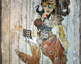 Steampunk Mermaid, Copyright Karen J Williams