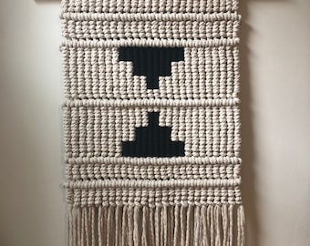 Cotton Rope Geometric Macrame Wall Hanging