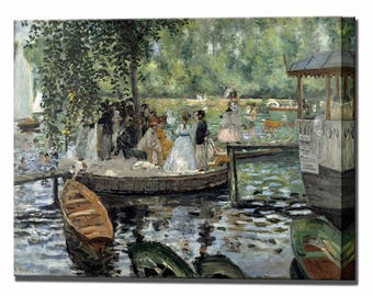 La Grenouillere Renoir Canvas Art Print Wall Decor Canvas Art Canvas Wall Art Print Ready To Hang