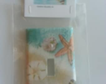 Single Light Switch, Sandy Beach, # ss6