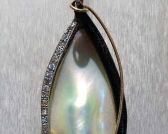 Pendant Mabe Pearl Set