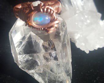 Copper Opal Ring