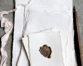 Handmade paper, Cotton rag Paper, Deckle Edge Paper, Deckled Edge Paper, Deckle Edge, Calligraphy Paper, Handmade Invitations