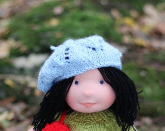 Waldorf doll,Waldorf sculptural face doll,organic doll,eco friendly,14'' Waldorf inspired doll,steiner doll,cloth doll,OOAK doll