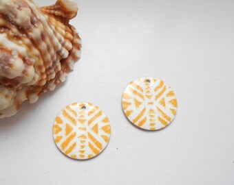 yellow and white sequins 2 x