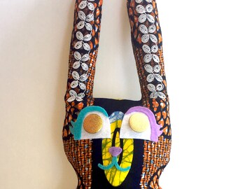 African Print Stuffed Animal Bunny Rabbit