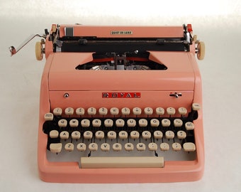 Pink Typewriter, Royal Quiet Deluxe, 1950s