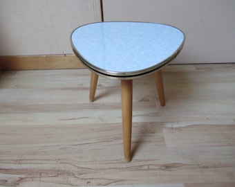 worn spot/plant tripod pedestal 60s vintage