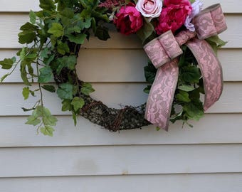 Floral Spring Wreath