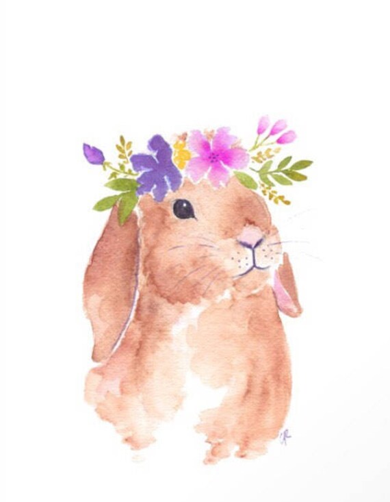 Floppy ear bunny Bunny digital print bunny printable