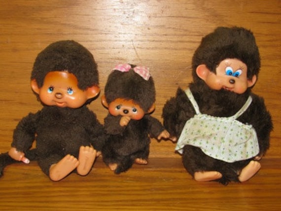 monchhichi toy monkey