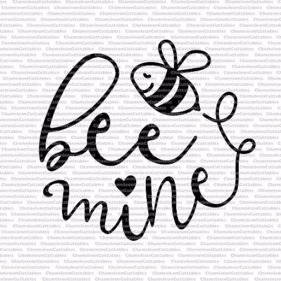 Bee Mine Svg Cut File For Silhouette And Cricut - vrogue.co