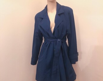 Vntg London Fog Trench Coat w/ Zip Out, size M