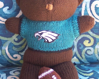 Bear, Philadelphia EaglesTeam Bear, Baby Boy Bear, Baby Shower Gift, Birthday Gift, Keeplooksake Bear, Souvenir Bear, Valentines Day
