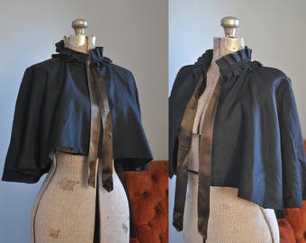 Antique Victorian Mourning Capelet
