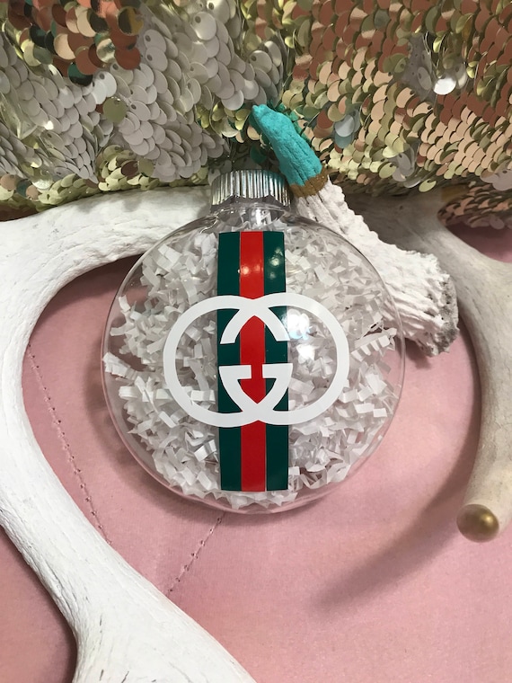 Gucci inspired Christmas Ornament