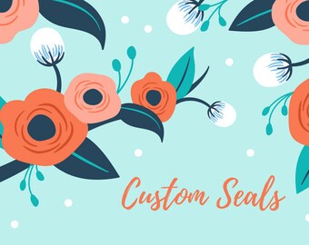 Custom Envelope Seals: Set of 12