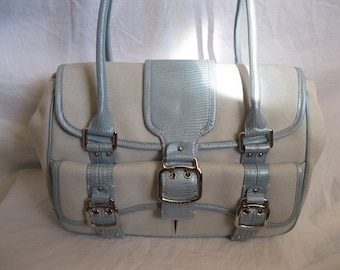 Blue Canvas Cole Haan Satchel