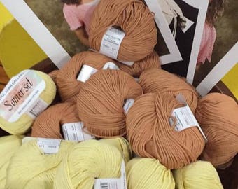 SALE! Cotton and Silk Worsted Weight yarn - SALE!