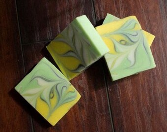 Handmade Soap Lime Cilantro Bar Soap