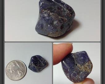 Larger Tanzanite Bead 20x20x14mm