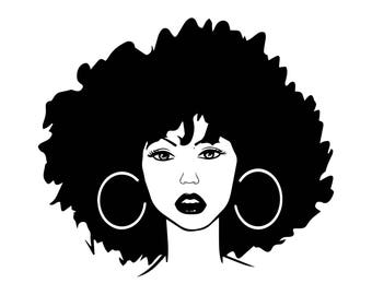Natural Hair Woman Svg Natural Hair Woman Svg