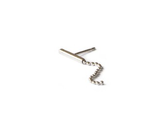 Tubular Collection - Earrings - sterling silver contemporary jewelry abstract urban geometric minimal lines simple clean