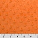 Plush Orange dimple dot, shannon fabrics