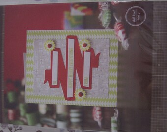 SET OF 8 CARDS / ENVELOPES KRAFT 15 X 15 CM