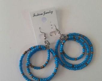 maasai earrings / beaded earrings / colourful earrings