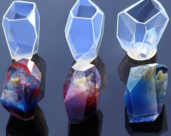 Stone Silicon Mold Cabochon, Transparent Silicone mold, epoxy resin mold for jewelry