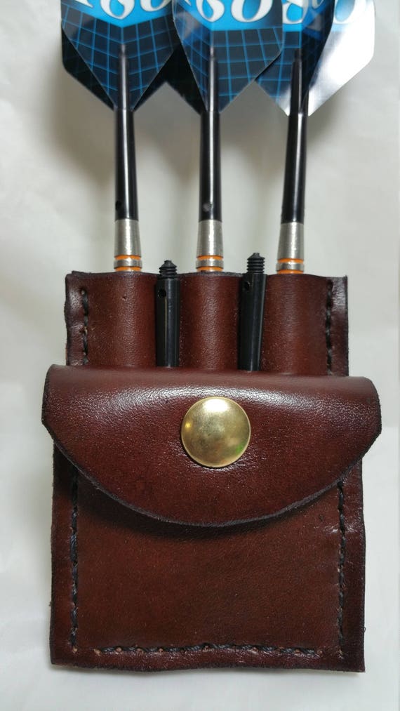 Genuine Leather Dart Case Holder E