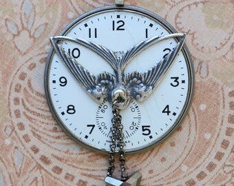 Clockwork Sparrow Necklace
