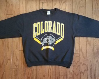 Vintage Colorado Buffaloes black crewneck sweatshirt. XL