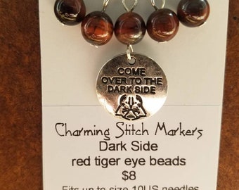 Dark Side Stitch Marker set
