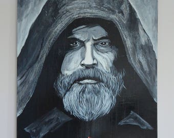 Portrait of Luke Skywalker (Mark Hamill) - STAR WARS