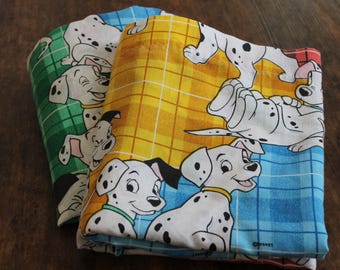 Vintage Disney 101 Dalmatians FULL Bed Sheet SET