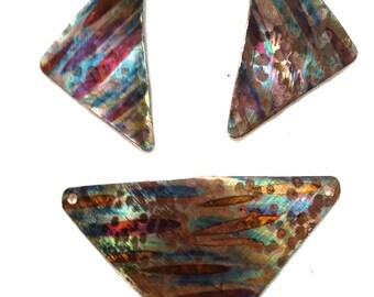 Copper jewelry components