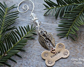 Dog Memorial Ornament, Loss of Dog, Dog Sympathy, Pet Memorial Ornament, Read full listing details to complete your order