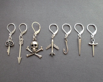 dangle mens earring earrings guys male items