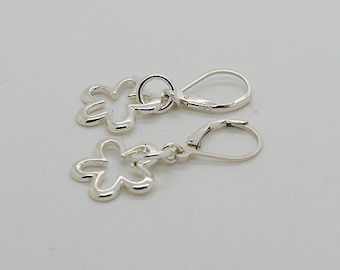 Sterling Silver Earrings Lever Back Earrings 59