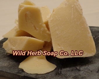 COCOA BUTTER, Organic (1 or 2 lbs) - QAI Certified - Top Quality - Pure, Lush, Fresh!