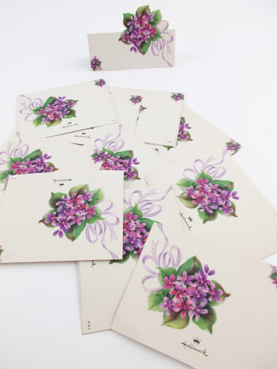 16 hallmark vintage name place cards tea party luncheon tea party name cards