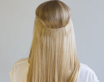 24" 100g Magic-HALO -Miracle Secret wire 100% human hair extensions, 100 grams./ 24 INCHES/ New colours/