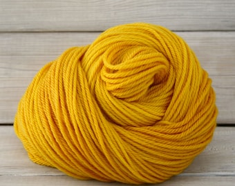 Supernova - Hand Dyed Superwash Merino Wool Worsted Yarn - Colorway: Midas