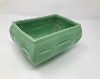 Mint green Mid-century planter